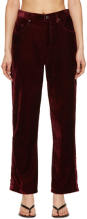 Красные брюки \The Liquid Velvet\&quot;&quot; Marc Jacobs