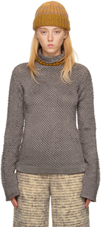Серый бронированный свитер Isa Boulder