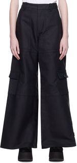Черные брюки карго The Wide Leg Marc Jacobs