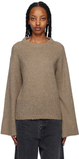 Серо-коричневый свитер Cierra by Malene Birger
