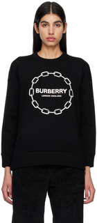 Черный свитер с цепочкой Burberry