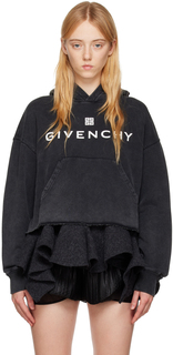 Серый худи с принтом Givenchy