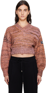 Розовый свитер с v-образным вырезом ADER error