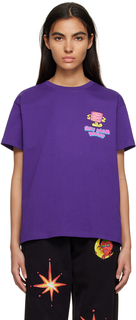Фиолетовая футболка \Безопасность превыше всего\&quot;&quot; Sky High Farm Workwear