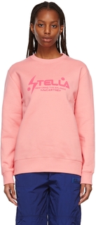 Розовая толстовка с логотипом Stella McCartney