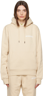 Худи &apos;Le Sweatshirt Jacquemus&apos; бежевого цвета