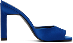 Синие босоножки на каблуке Kaia The Attico