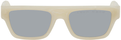 Бежевые низкие солнцезащитные очки Type 01 Limited Edition Clean Waves