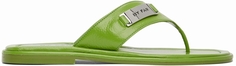 Зеленые сандалии Зизи BY FAR