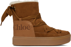 Светло-коричневые ботильоны Charlee See by Chloé