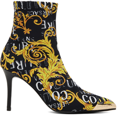 Черно-желтые ботинки Scarlett Versace Jeans Couture