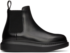 Черные гибридные ботинки челси Alexander McQueen