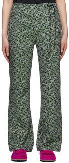 Зеленые брюки для отдыха из полиэстера Andersson Bell
