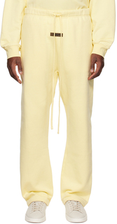 Желтые свободные брюки для отдыха Essentials