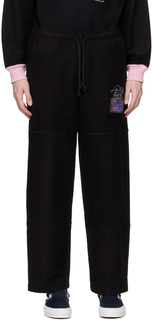 Черные брюки для отдыха с клоуном с вышивкой Rassvet Рассвет