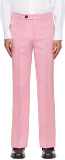 Розовые брюки-клеш Ernest W. Baker