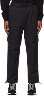 Черные съемные брюки-карго с боковым карманом BAPE