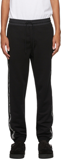 Черные брюки для отдыха с логотипом Moncler
