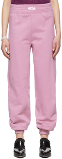 Пурпурные базовые брюки Puffy Lounge GCDS