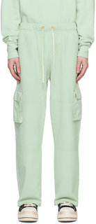 Зеленые брюки карго с кулиской Les Tien