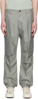 Компактные брюки карго цвета хаки TOM FORD