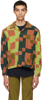 Разноцветная куртка с четырьмя нашивками Bode