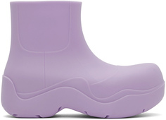 Фиолетовые сапоги из лужи Bottega Veneta