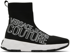 Черные кроссовки Atom Versace Jeans Couture