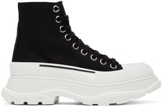 Черные высокие кеды Tread Slick Alexander McQueen