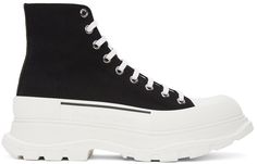 Черно-белые высокие кроссовки Tread Slick Alexander McQueen