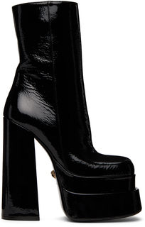 Черные ботинки на платформе Aevitas Versace