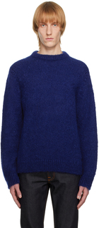 Темно-синий августовский свитер Nudie Jeans