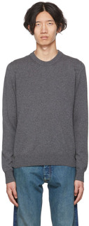 Серый кашемировый свитер Maison Margiela