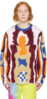 Разноцветный свитер с завышенной талией The Elder Statesman