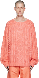 Розовый свитер с регланами Essentials