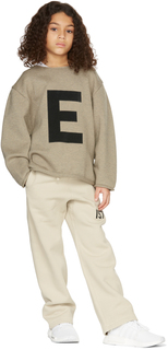 Детский бежевый свитер Big E Essentials