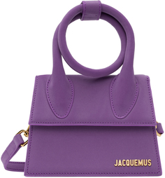 Фиолетовая сумка &apos;Le Chiquito Nœud&apos; Jacquemus