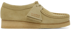 Бежевые дерби Wallabee Clarks Originals