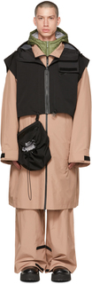 Черный и серо-коричневый комплект пальто Handre A. A. Spectrum