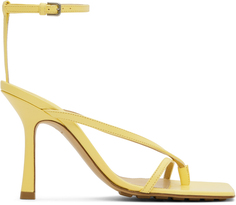 Желтые эластичные сандалии Bottega Veneta