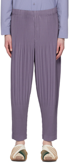 Фиолетовые февральские брюки Monthly Color Homme Plissé Issey Miyake