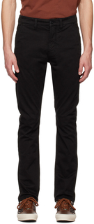 Черные зауженные брюки Adam Nudie Jeans
