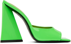 Зеленые босоножки на каблуке Devon The Attico