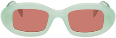 Зеленые прямоугольные солнцезащитные очки RETROSUPERFUTURE