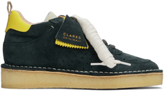 Зеленые низкие кеды Desert Run Clarks Originals