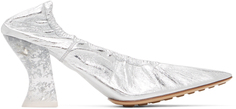 Туфли-лодочки с серебряным миндалем Bottega Veneta