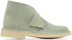 Зеленые ботинки пустыни Clarks Originals