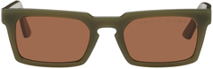 Зеленые солнцезащитные очки среднего размера Type 02 Limited Edition Clean Waves