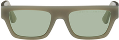 Зеленые низкие солнцезащитные очки Type 01 Limited Edition Clean Waves