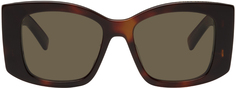 Квадратные солнцезащитные очки Falabella в черепаховой оправе Stella McCartney